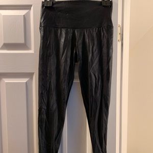 Onzie black on black reptile like pants